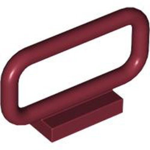 Handle 1x4x2 Dark Red