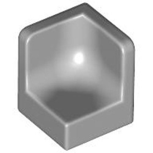 Wall Corner 1x1x1 Medium Stone Grey