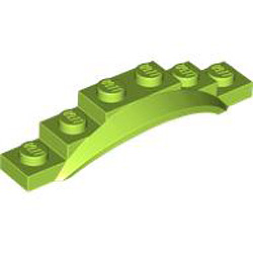 Screen 1x6x1 with Edge Bright Yellowish Green