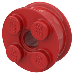 Hub Diameter 17 for Technic Snap Bright Red