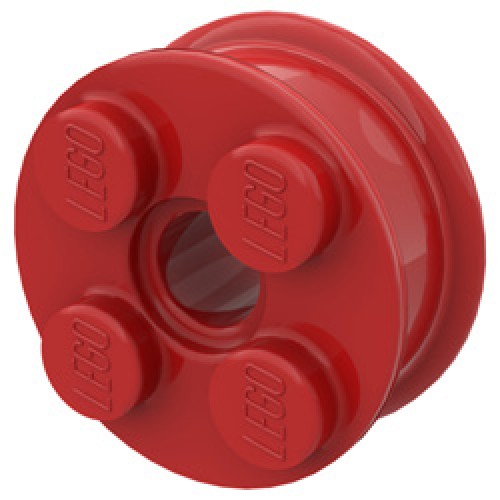 Hub Diameter 17 for Technic Snap Bright Red