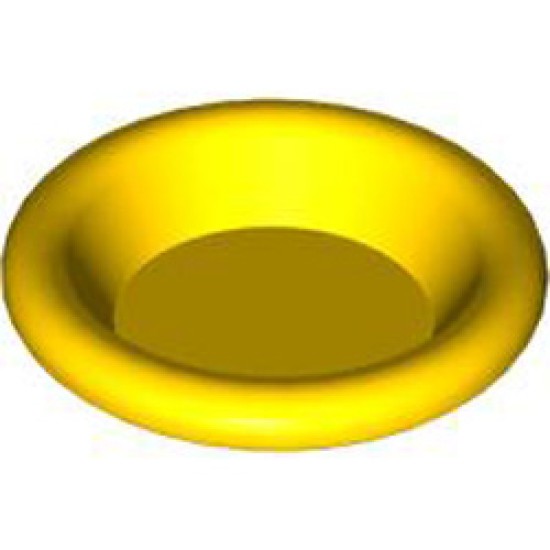 Dish Diameter 24 Bright Yellow
