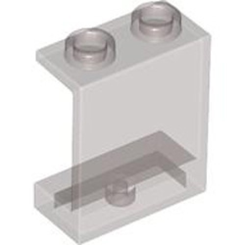 Wall Element Transparent 1x2x2 Transparent Brown