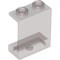 Wall Element Transparent 1x2x2 Transparent Brown