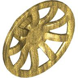 Hub Cap Diameter 24 Warm Gold