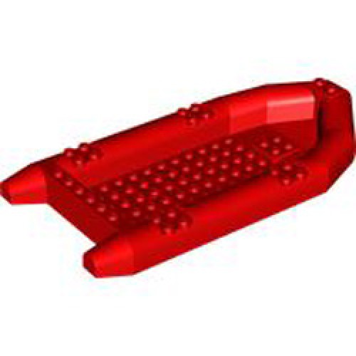 Rubber Boat 22x10x3 Bright Red