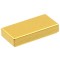 Flat Tile 1x2 Drum Lacquer Gold Ink