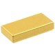 Flat Tile 1x2 Drum Lacquer Gold Ink