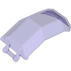 Cockpit 4x4x4 2/3 with Diameter 3.2 Shaft Transparent Bright Violet