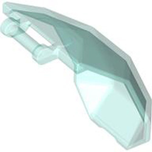 Cockpit 4x4x4 2/3 with Diameter 3.2 Shaft Transparent Light Blue