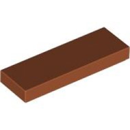 Flat Tile 1x3 Dark Orange