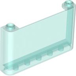 Vertical Front 1x6x3 Transparent Light Blue