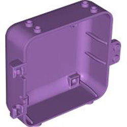 Box 3x8x6 2/3 with Hinge Female Medium Lavender