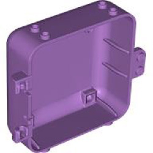Box 3x8x6 2/3 with Hinge Female Medium Lavender