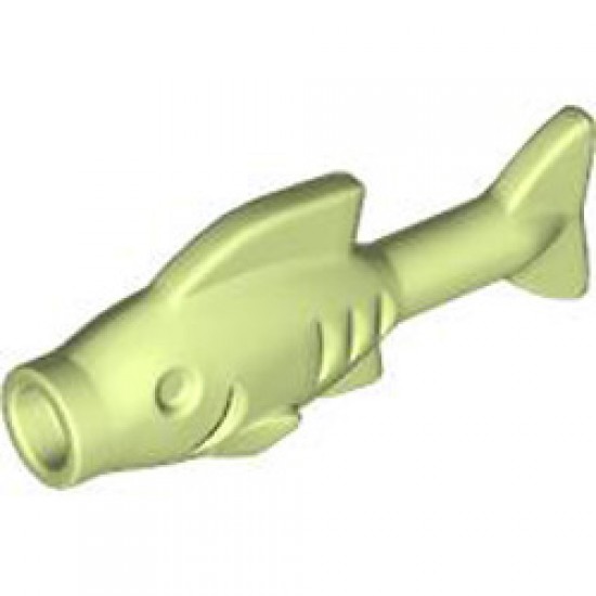 Fish with Knob Spring Yellowish Green