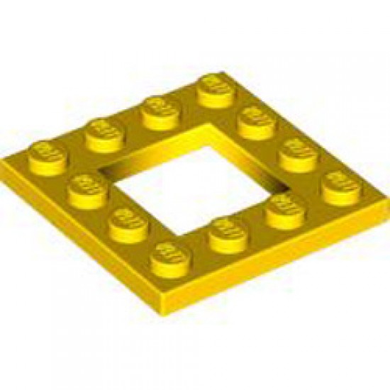 Frame Plate 4x4 Bright Yellow
