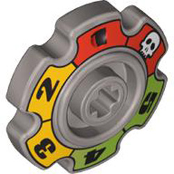 Chain Wheel Diameter 25.8 Decorated Silver 