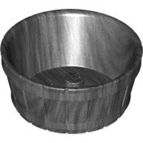 Tub Titanium Metallic