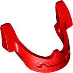 Visor Number 18 Bright Red