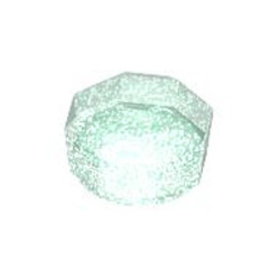 Design Plate 1x1x2/3 Number 3 Transparent Light Blue with Opalescence