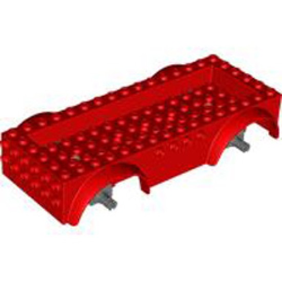 Car Chassis 6x16x2 Bright Red