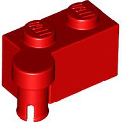 Hinge 1x2 Upper Part Bright Red