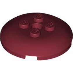 Sphere 4x4 with Knobs Dark Red