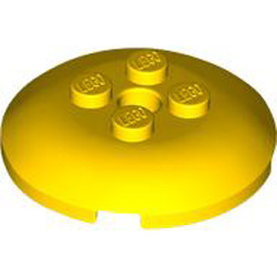 Sphere 4x4 with Knobs Bright Yellow