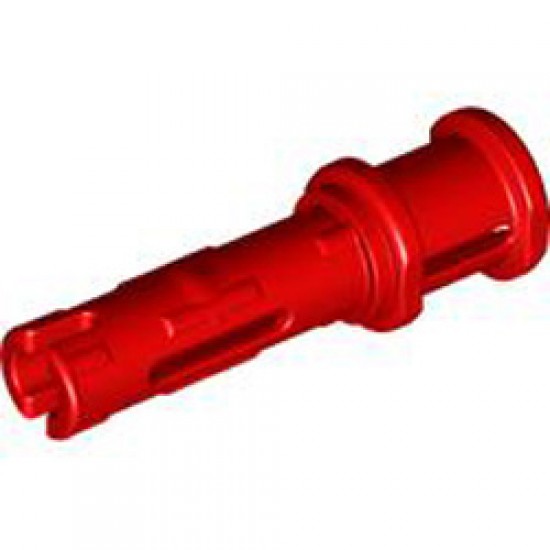 2M Friction Snap with Cross Hole Bright Red