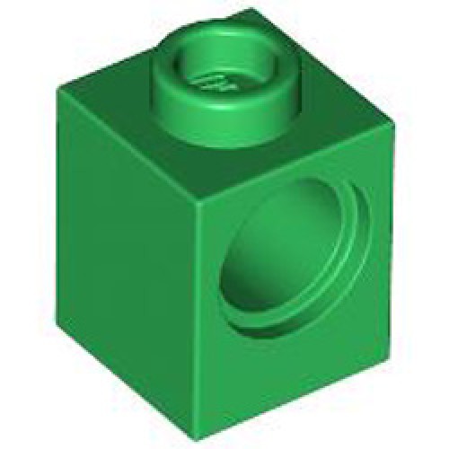 Technic Brick 1x1 Dark Green