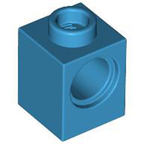 Technic Brick 1x1 Dark Azur