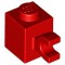 Brick 1x1 with Holder Vertical Bright Red