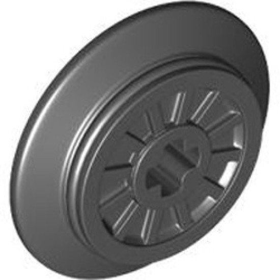 Train Wheel with O-Ring Black