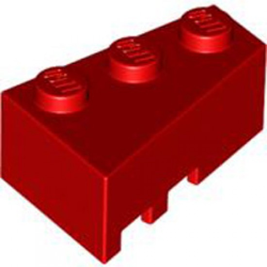 Right Roof Tile 2x3 Bright Red