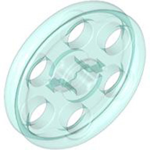 Wedge Belt Wheel Diameter 24 Transparent Light Blue