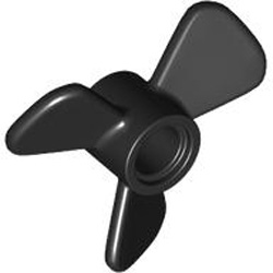 Propeller with 3 Blades Diameter 26.6 Black