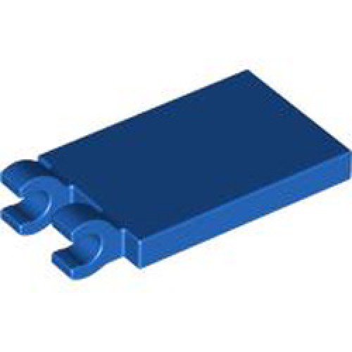 Plate 2x3 with Holder Bright Blue