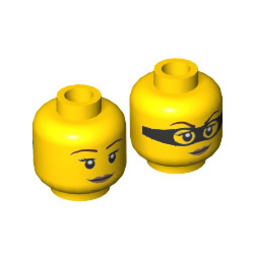 Mini Head Number 3066 Bright Yellow