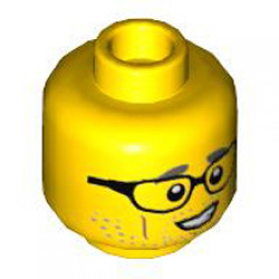 Mini Head Number 3067 Bright Yellow