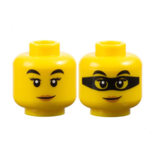 Mini Head Number 3068 Bright Yellow