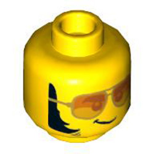 Mini Head Number 3071 Bright Yellow
