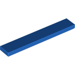 Flat Tile 1x6 Bright Blue Flat Tile 1x6 Bright Blue