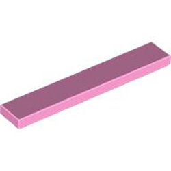 Flat Tile 1x6 Light Purple