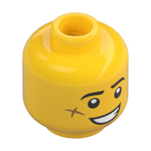 Mini Head Number 3136 Bright Yellow