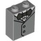 Brick 1x2x2 Number 175 Medium Stone Grey