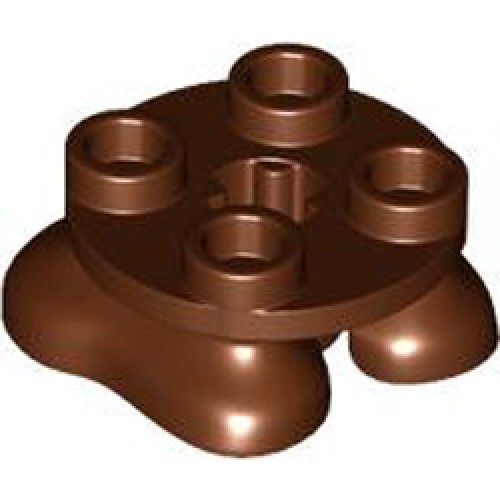 Feet 2x2x2/3 Number 1 Reddish Brown