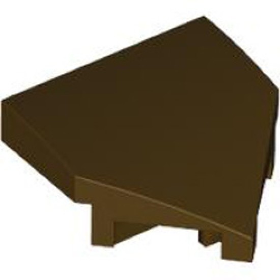 Plate with Bow 2x2x2/3 45 Degree Dark Brown