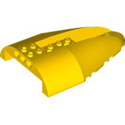 Plane Top 8x12x2 Bright Yellow