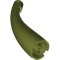 Neck - Tail, Diameter 15.83 - Diameter 7.84 Olive Green