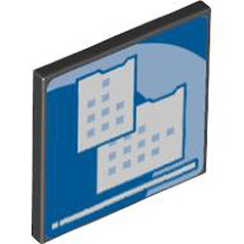 4-Edged Sign Computer Screen Black